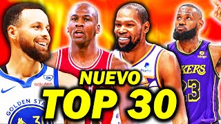 LOS 30 MEJORES JUGADORES DE LA HISTORIA NBA NUEVO [upl. by Mosora]