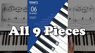 TRINITY Grade 6 Piano 20182020 All 9 Pieces [upl. by Annette]