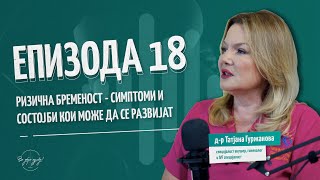 RIZICNA BREMENOST  SIMPTOMI I SOSTOJBI KOI MOZAT DA SE RAZVIJAT  Vo Dobro Zdravje  Podcast ep18 [upl. by Battista]