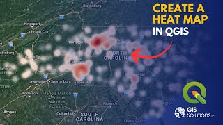 QGIS Tutorial  Creating a Heat map in QGIS [upl. by Rauch]