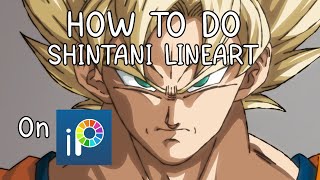 How to do Shintani Lineart on Ibispaint [upl. by Ahseiuqal]