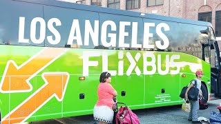 How to cheap Bus FLIXBUS USA Los Angeles Downtown to Las Vegas [upl. by Fionna814]