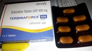 TERBINAFORCE 500 teb  terbinafine use athlete foot  jack itching  ringworm amp side effect [upl. by Adnohr]