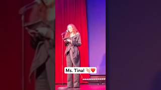 Ms Tina Gives MOVING Speech On Motherhood ❤️ beyonce youtubeshorts motivation [upl. by Burchett213]