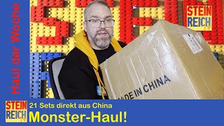 MONSTERLIEFERUNG direkt aus China 21 Sets  Haul der Woche 50 [upl. by Tracy]