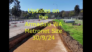 Update on the progress at the Armadale WA Metronet Site 30 9 24 [upl. by Chrystel]