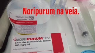 Noripurum injetável na veiaDicas de enfermagem [upl. by Ackerley]