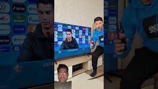 CR7 Funny Moment 🤣🤣 🤪 shorts cr7 cocacola ronaldocococola funny comedy football messi fun [upl. by Airym]