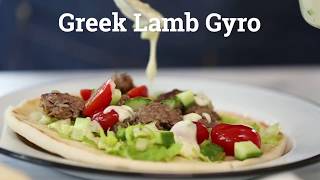 Greek Lamb Gyro Recipe  What’s for Dinner [upl. by Keligot]