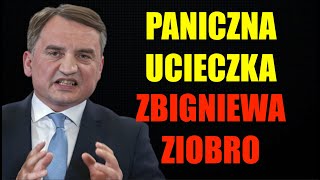 Ziobro przerażony wizją aresztowania ucieka z Polski Kazał swoim ludziom opowiadać o chorobie [upl. by Alyak]