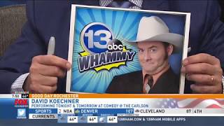 Comedian David Koechner on Good Day Rochester Part 2 [upl. by Eatton605]