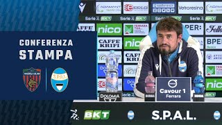 La conferenza di mister Clotet per Cosenza  SPAL 14 Serie BKT 202122 [upl. by Rustie]