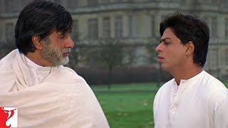 Mohabbat Ki Taaqat  Dialogue  Mohabbatein  Amitabh Bachchan Shah Rukh Khan  Aditya Chopra [upl. by Akinam765]