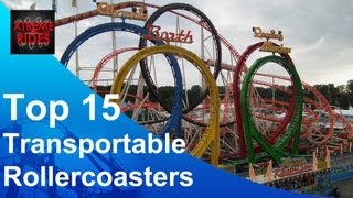 TOP 15 Transportabele Rollercoasters [upl. by Earle]