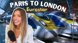 Travel From London to Paris on the Eurostar Train [upl. by Ashjian685]