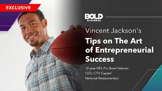 Vincent Jackson 12year NFL Pro Bowl Veteran Provides His Tips On Entrepreneurial Success [upl. by Marc945]