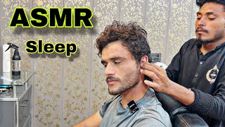 ASMR AGGRESSIVE HEAD amp BACK MASSAGE BY A YOUNG BARBER 💈 Stress Relief Massage ASMR [upl. by Kciwdahc]