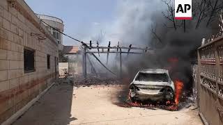 Israeli settlers storm WBank Palestinian village [upl. by Fitzgerald]