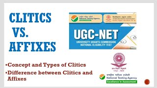 Clitics Concept and Types Difference between Clitics and Affixes [upl. by Knighton576]