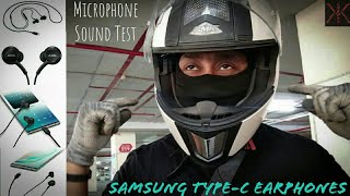 Samsung TypeC Headphones  Microphone Sound Test [upl. by Ahsinahs]