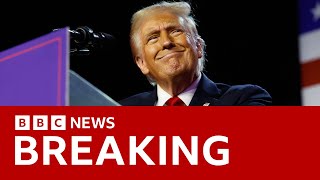 US election Donald Trump declares victory  BBC News [upl. by Ailimac845]