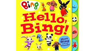 Bing Hello Bing Meet Bing and his friends A read aloud book for children and toddlers [upl. by Oisor337]