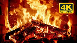 🔥 Cozy Fireplace 4K 12 HOURS Fireplace with Crackling Fire Sounds Crackling Fireplace 4K [upl. by Ylle]