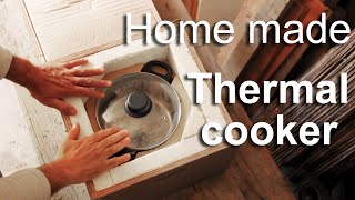 Home made hay box or thermal cooker [upl. by Penelope]