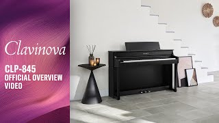 Yamaha Clavinova CLP845 Digital Piano Overview [upl. by Mckeon]