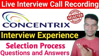 Concentrix Interview Questions And Answers  Concentrix Amcat Test Questions  Concentrix Experience [upl. by Bough]