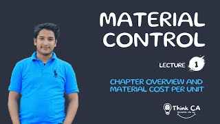 CAP II cost and management accounting  Material control  Lecture 1 [upl. by Edyth168]