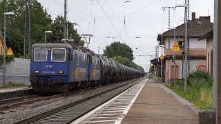 WRS Re 421 mit ganz viel Öl in Herbolzheim auf der Rheintalbahn [upl. by Ayin162]