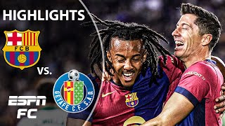 LEWY GOAL 😤 Barcelona vs Getafe  LALIGA Highlights  ESPN FC [upl. by Darice805]