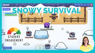 GimKit Snowy Survival  Increase Engagement In Your Classroom [upl. by Luelle]