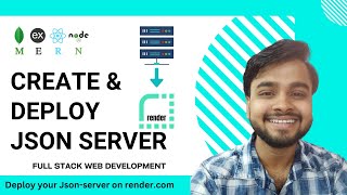 How to create Jsonserver  How to deploy jsonserver  How to deploy jsonserver on render [upl. by Renae855]