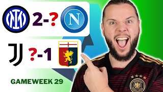 Serie A Gameweek 29 Predictions amp Betting Tips  Inter Milan vs Napoli [upl. by Sholom]