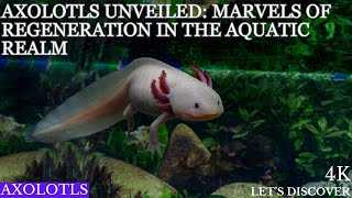 Axolotls Unveiled Marvels of Regeneration in the Aquatic Realm [upl. by Nuahsyd]