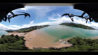 Urdaibai en 360 DJI Inspire 1 Samsung Gear 360  Drone by Drone [upl. by Farris485]