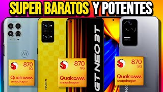 Los 3 Mejores Celulares Baratos con Snapdragon 870 en 2024 😱 SON UNAS JOYAS [upl. by Nirak918]