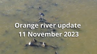 Orange river update 11 November 2023 Kouga dam still overflowing [upl. by Rossner]