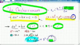 Fórmula general de segundo grado LA CHICHARRONERA [upl. by Ardnik]