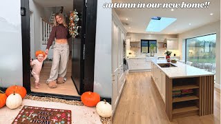 getting the new house ready for autumn why we really moved  our kitchen reveal MOVING VLOG [upl. by Ateloiv]