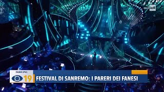 Festival di Sanremo i pareri dei fanesi [upl. by Aikemat106]