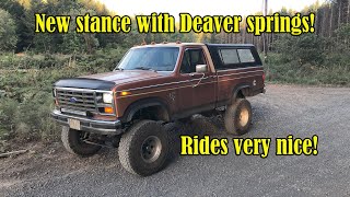 Bullnose Ford F150 Suspension Revamp  Deaver Coil Spring install [upl. by Erusaert]