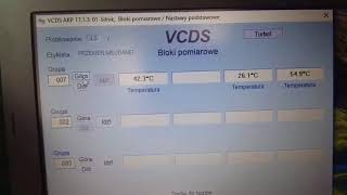 Bloki pomiarowe silnika  korekcje wtrysków  VW T5 [upl. by Wolfe]