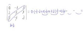 Determinante 3x3 Regla de Sarrus [upl. by Rene]