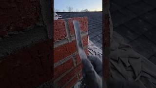 Brickwork Mortar Finishing asmr satisfyingvideo bricklayer [upl. by Crellen453]