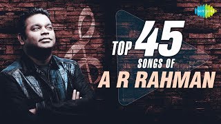 TOP 45 Songs of AR Rahman  One Stop Jukebox  SPBalasubrahmanyam Hariharan  Telugu  HD Songs [upl. by Siraval]