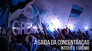 Geral do Grêmio na saída da concentração  Grenal Libertadores 2020 [upl. by Raveaux]