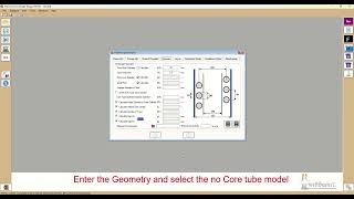 Helical coil heat exchanger design software example in SI Units  No core tube present [upl. by Ahsatin]